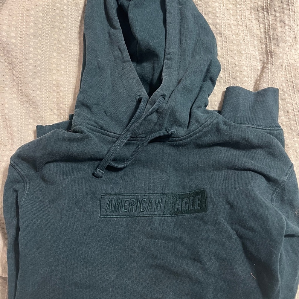 American Eagle Outfitters Dark Teal Hoodie